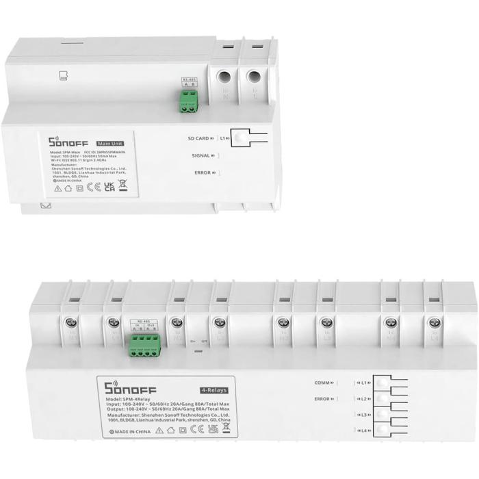 Sonoff SPM Main + 4Relay Sonoff SPM Main + 4Relay