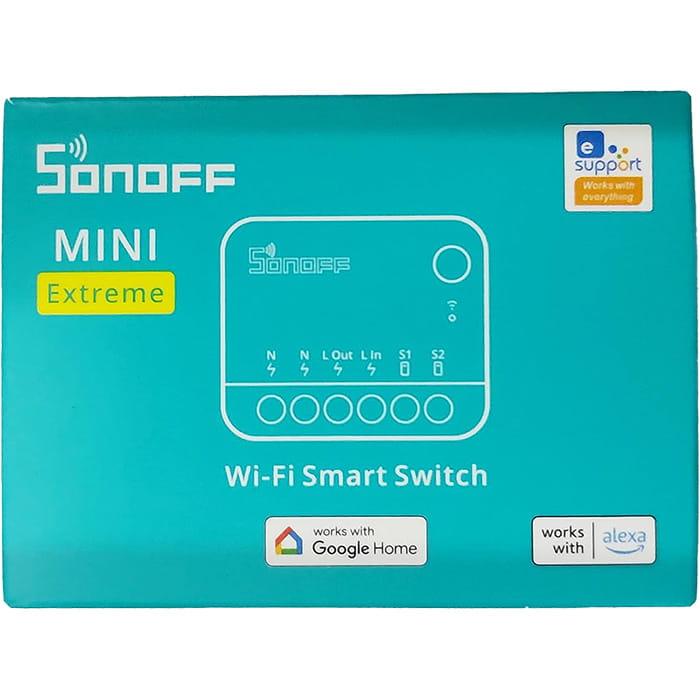 Sonoff Mini R4 Extreme rele wifi comando luci vocale