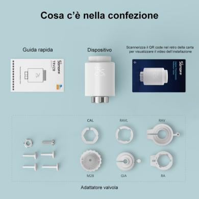 SONOFF TRVZB Valvola Termostatica SONOFF TRVZB Valvola Termostatica