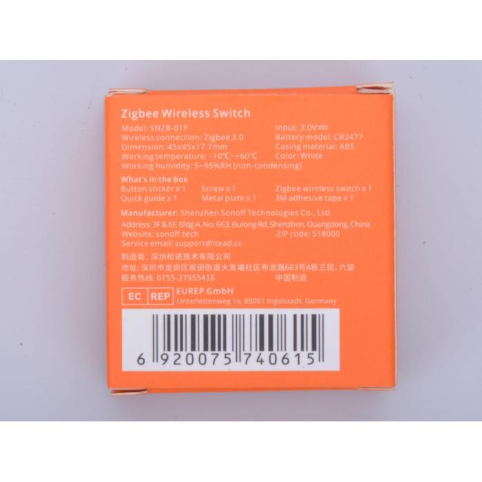 Sonoff SNZB-01P Interruttore personalizzabile