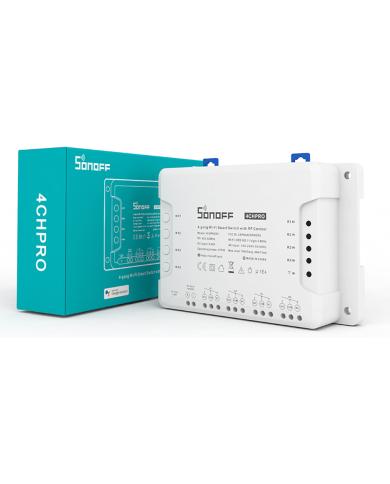 Sonoff 4CHPRO R3 Smart Switch Wi-Fi per il collegamento di 4 apparecchi elettrici Sonoff 4CHPRO R3 Smart Switch Wi-Fi per il collegamento di 4 apparecchi elettrici