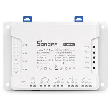 Sonoff 4CHPRO R3 Smart Switch Wi-Fi per il collegamento di 4 apparecchi elettrici