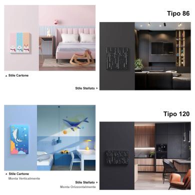 Sonoff T5 1C 3C 120 interruttore intelligente smart touch led Sonoff T5 1C 3C 120 interruttore intelligente smart touch led