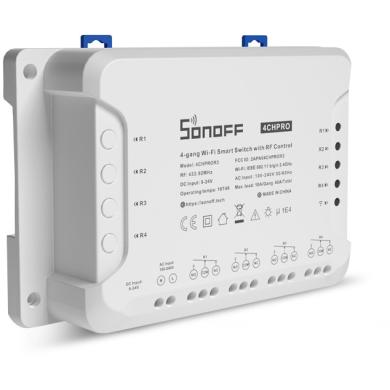 Sonoff 4CHPRO R3 Smart Switch Wi-Fi per il collegamento di 4 apparecchi elettrici Sonoff 4CHPRO R3 Smart Switch Wi-Fi per il collegamento di 4 apparecchi elettrici