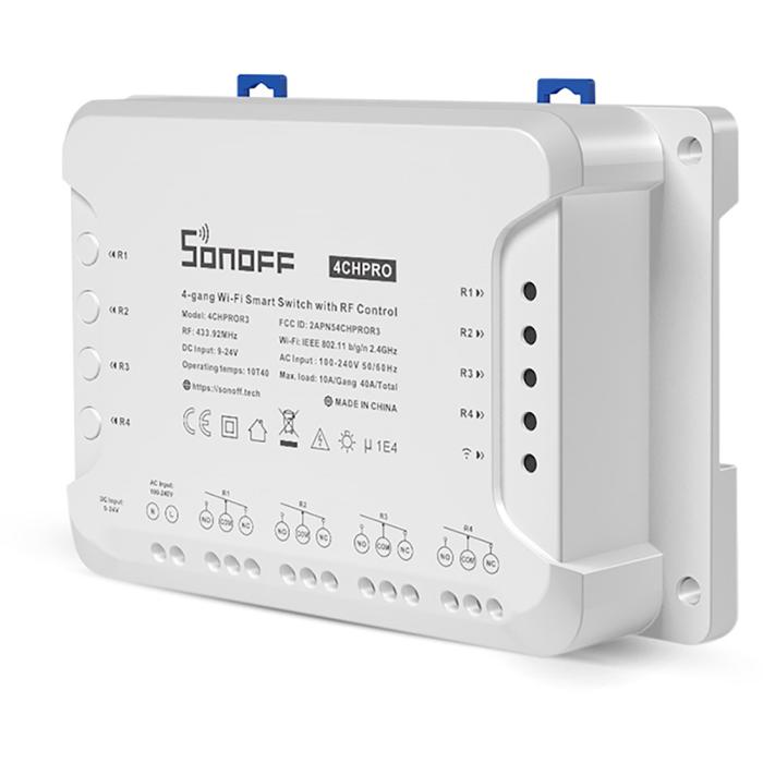 Sonoff 4CHPRO R3 Smart Switch Wi-Fi per il collegamento di 4 apparecchi elettrici