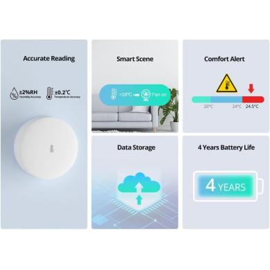 Sonoff SNZB-02P Sensore intelligente di temperatura Sonoff SNZB-02P Sensore intelligente di temperatura