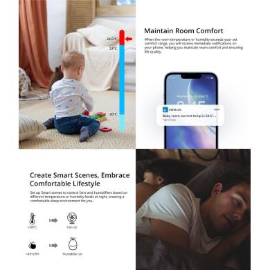 Sonoff SNZB-02P Sensore intelligente di temperatura Sonoff SNZB-02P Sensore intelligente di temperatura