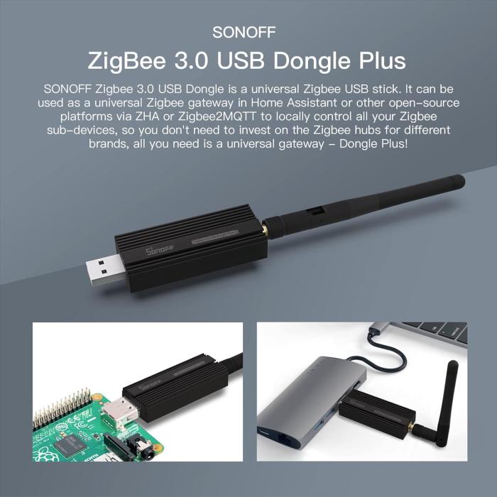 Sonoff ZigBee 3.0 Dongle USB Plus gateway