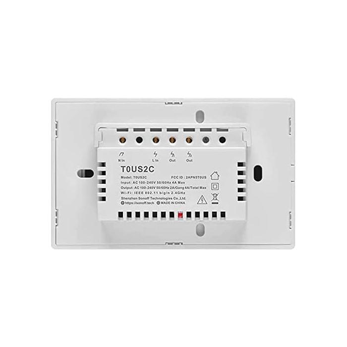 Sonoff T0US 1C 3C pulsantiera smart Sonoff T0US 1C 3C pulsantiera smart