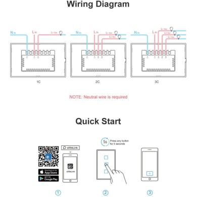 Sonoff T2-T3 US Sonoff T2-T3 US