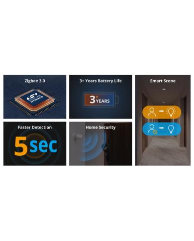 Sonoff SNZB 03P Sensore di movimento wireless direzionale Sonoff SNZB 03P Sensore di movimento wireless direzionale