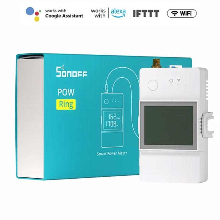 Sonoff Pow CT Ring misuratore di energia pinza amperometrica smart