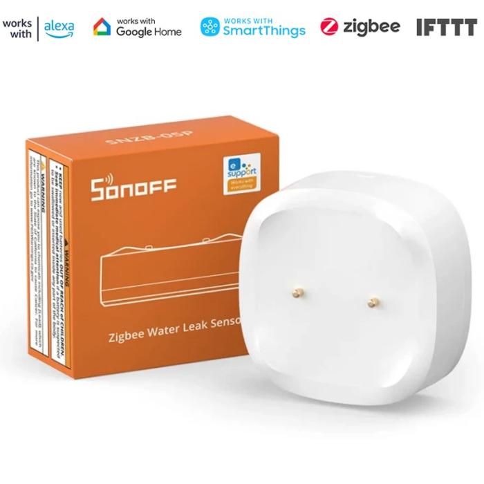 Sonoff SNZB 05P sensore perdite acqua Zigbee