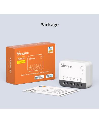 Sonoff ZB Mini R2 smart switch 2 vie Zigbee ZBMINIR2 Sonoff ZB Mini R2 smart switch 2 vie Zigbee ZBMINIR2
