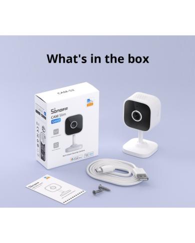 Sonoff Cam S2 slim seconda generazione telecamera sicurezza wifi