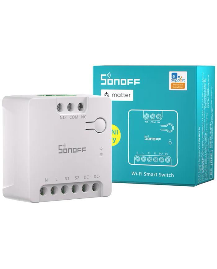 Sonoff Mini D Dry relè a contatto pulito wifi matter controllo remoto motori