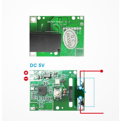 Sonoff RE5V1C 5V Wifi Inching Selflock modulo Relay relè cancelli portoni