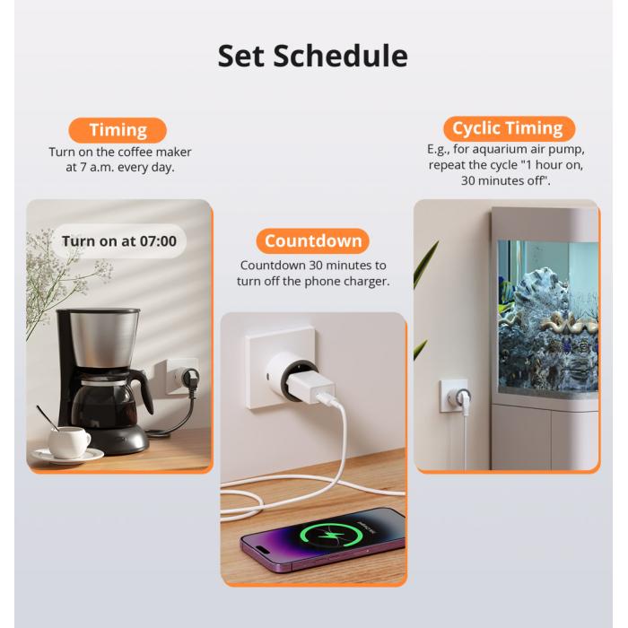 Sonoff S60 TPF presa smart wifi remoto