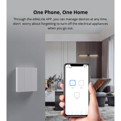 Sonoff M5 Matter interruttore smart parete Sonoff M5 Matter interruttore smart parete