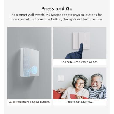 Sonoff M5 Matter interruttore smart parete Sonoff M5 Matter interruttore smart parete