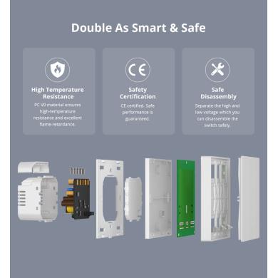 Sonoff M5 Matter interruttore smart parete Sonoff M5 Matter interruttore smart parete