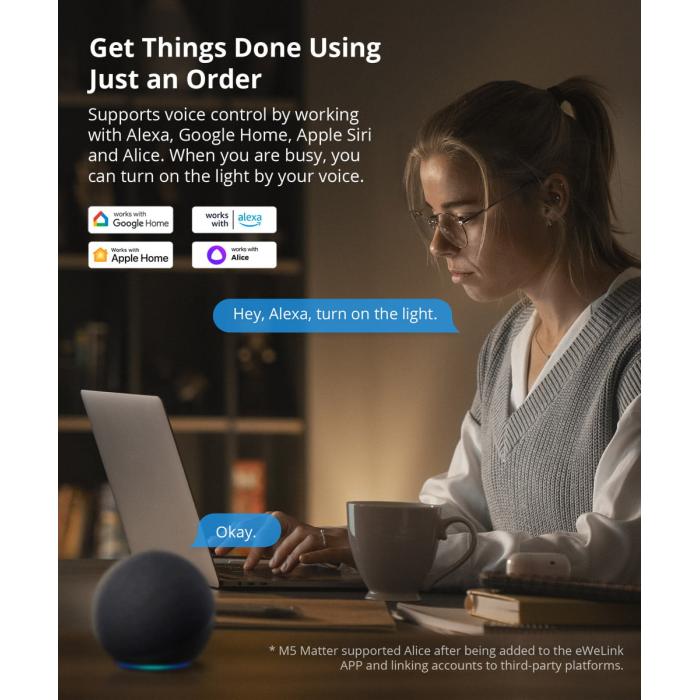 Sonoff M5 Matter interruttore smart parete