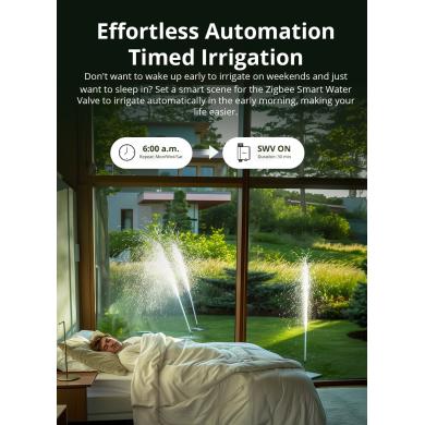 Sonoff SWV Smart Water Valve controllo irrigazione giardino smart Sonoff SWV Smart Water Valve controllo irrigazione giardino smart