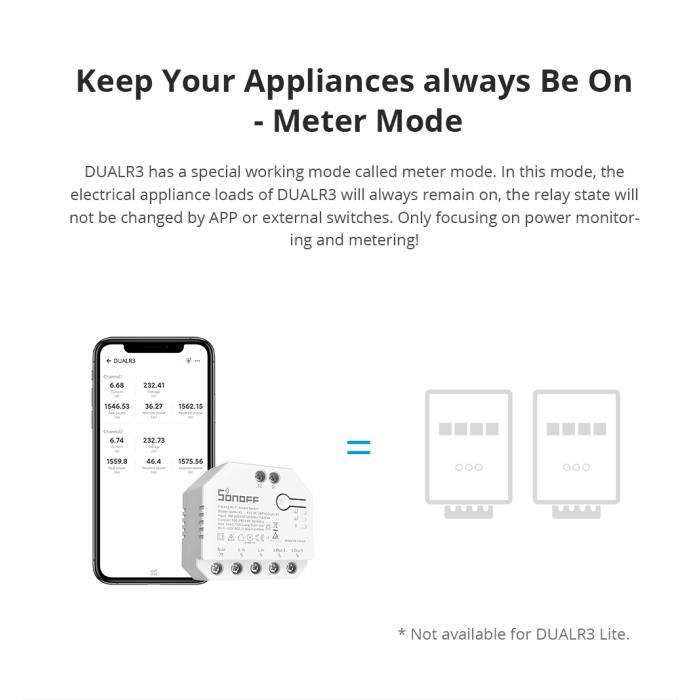 Sonoff DUAL R3 Smart switch Tapparelle