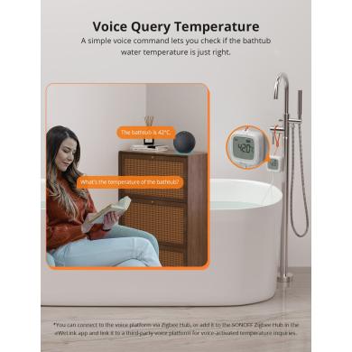 Sonoff SNZB-02LD termometro smart lcd con sensore sonda IP65 Zigbee Sonoff SNZB-02LD termometro smart lcd con sensore sonda IP65 Zigbee