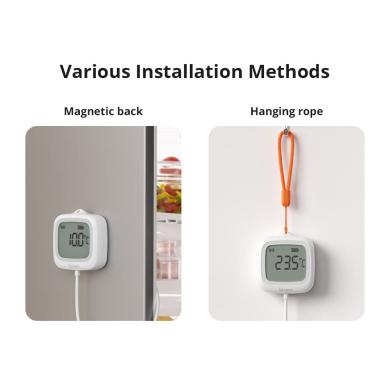 Sonoff SNZB-02LD termometro smart lcd con sensore sonda IP65 Zigbee Sonoff SNZB-02LD termometro smart lcd con sensore sonda IP65 Zigbee