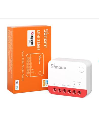 SONOFF Zigbee Interruttore Intelligente per Tapparelle Avvolgibili MINI ZBRBS