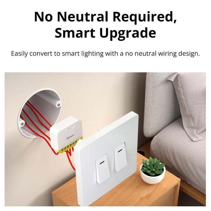 SONOFF MINI DUO-L Interruttore Intelligente Zigbee a 2 Vie | MINI-ZB2GS-L