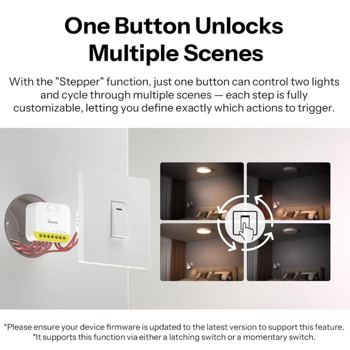 SONOFF MINI DUO-L Interruttore Intelligente Zigbee a 2 Vie | MINI-ZB2GS-L