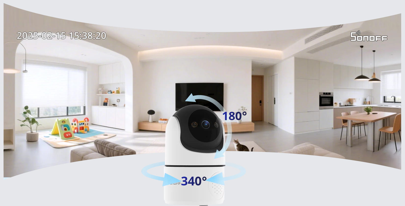 Rotazione orizzontale CAM-PT2