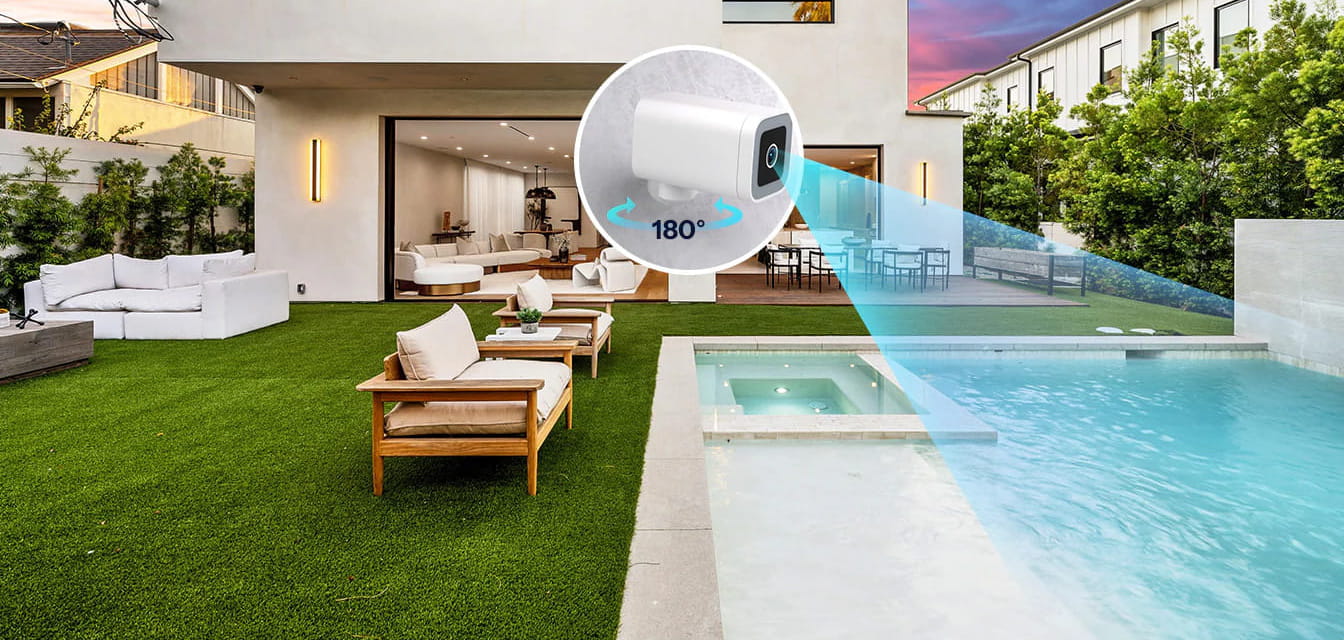 Rotazione orizzontale CAM-B1P