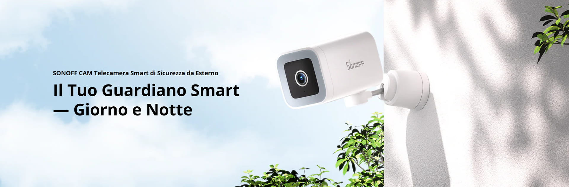 Sonoff CAM B1P telecamera di sicurezza smart da esterno